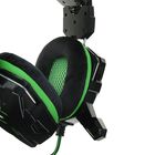 Наушники Smartbuy RUSH SNAKE, игровые, микрофон, 3.5 мм + USB, 2.2 м, чёрно-зеленые - Фото 3