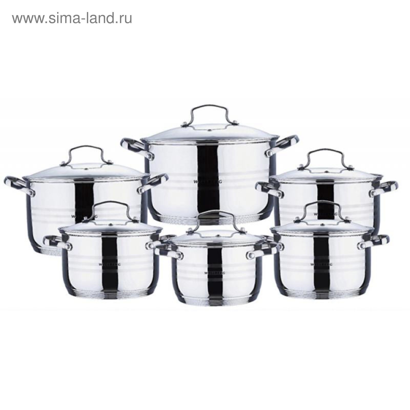 Набор kamille 5640s. Набор кастрюль хоффман 5909. 2л bistro dariis нержавейка hur-s-14119. 5л. 1409 wb avento набор кастрюль, 6 пред, нерж.