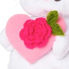 Мягкая игрушка "Кошечка Ли-Ли" с розовым сердечком, 24 см - Фото 4