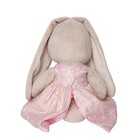 Мягкая игрушка "Зайка Ми" в розовом платье с цветком, 34 см - Фото 2