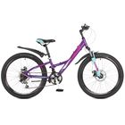 Велосипед 24" Stinger Galaxy D, 2017, цвет фиолетовый, размер 11" - Фото 1