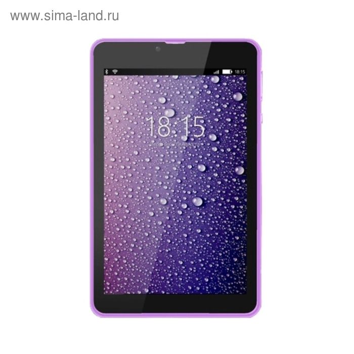 Планшет BQ 7021G Hit 3G, 2sim,7" IPS, 1280x800, 512Mb+8Gb, 5Mp+2Mp, GPS, фиоелтовый - Фото 1