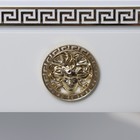 Карниз трёхрядный «Ультракомпакт. Медуза», 180 см, с декоративной планкой 7 см, белый - Фото 3