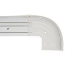 Карниз трёхрядный «Ультракомпакт. Медуза», 360 см, с декоративной планкой 7 см, белый - Фото 2