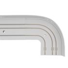 Карниз трёхрядный «Ультракомпакт. Ромб», 300 см, с декоративной планкой 7 см, цвет золото/белый - Фото 2