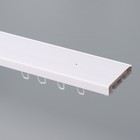 Карниз двухрядный «Цезарь. Эконом», 160 см, цвет белый - Фото 1