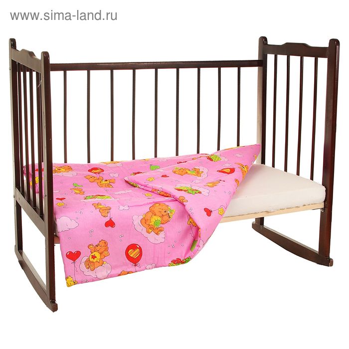 Одеяло, размер 120*120 см, цвет розовый 08403-05 - Фото 1
