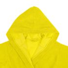 Халат махровый с капюшоном, рост 116 см, цвет жёлтый 09805-19 - Фото 2