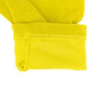 Халат махровый с капюшоном, рост 116 см, цвет жёлтый 09805-19 - Фото 5