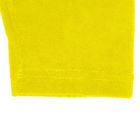 Халат махровый с капюшоном, рост 128 см, цвет жёлтый 09805-19 - Фото 4