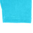 Халат махровый с капюшоном, рост 104 см, цвет голубой 09805-19 - Фото 4