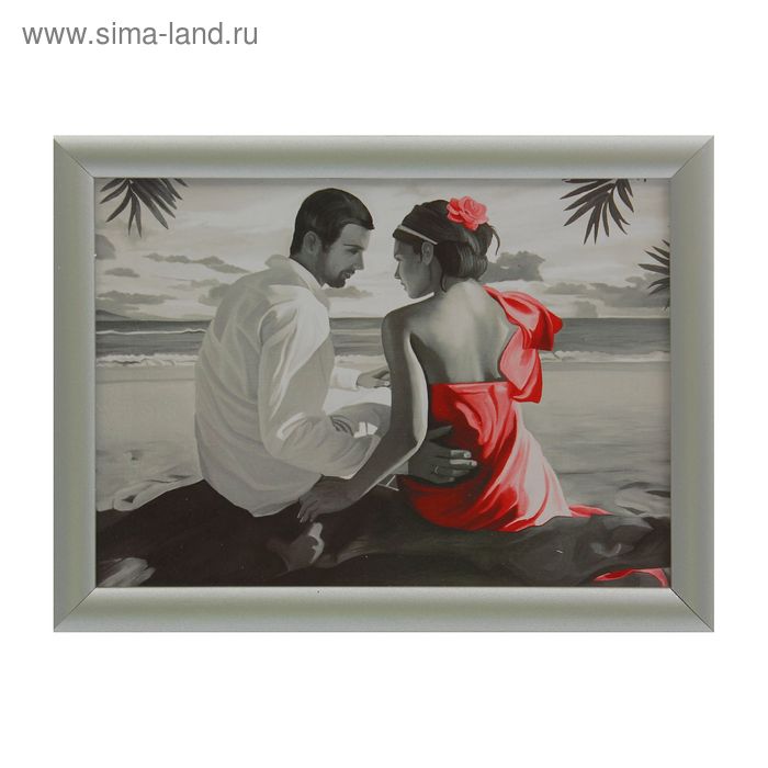 Картина "Романтика на пляже" 20х15 см - Фото 1