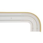 Карниз двухрядный 320 см, с декоративной планкой «Стандарт», цвет светлый дуб  (артикул 2077850)  большой выбор товаров оптом и в розницу по низким ценам с доставкой