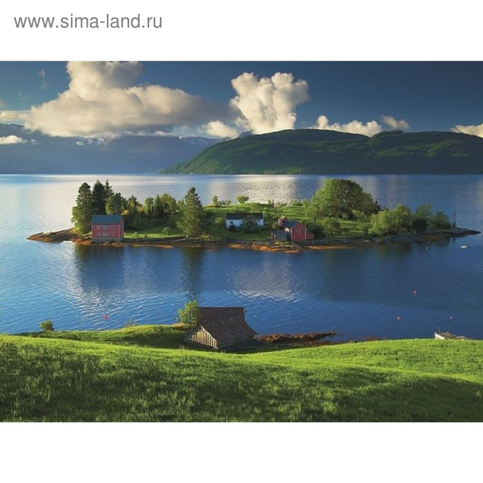 Пазл «Остров в Норвегии», 1500 элементов - Фото 1