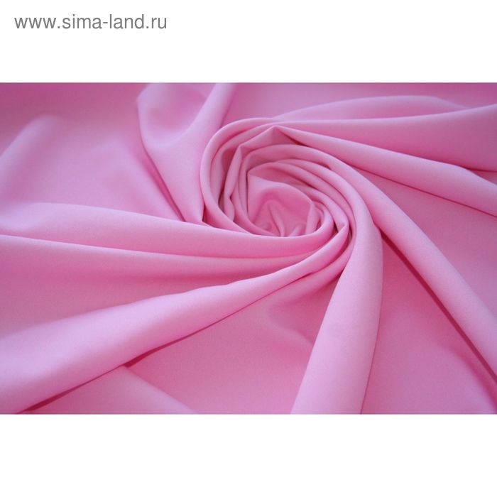 Габардин стрейч, цвет.002 розовый, 25 пог. м. - Фото 1