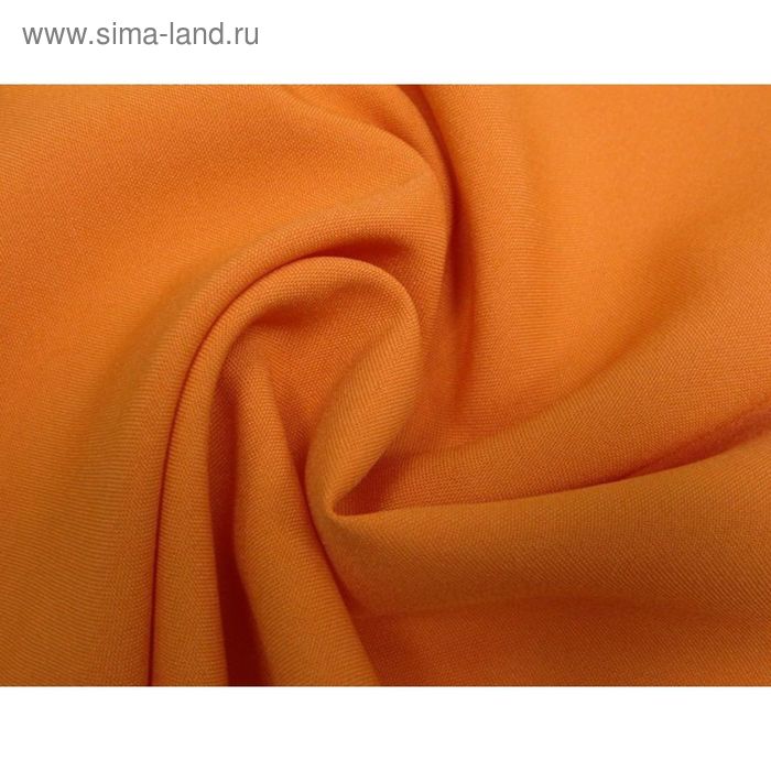 Габардин стрейч, цвет.018 оранжевый, 25 пог. м. - Фото 1