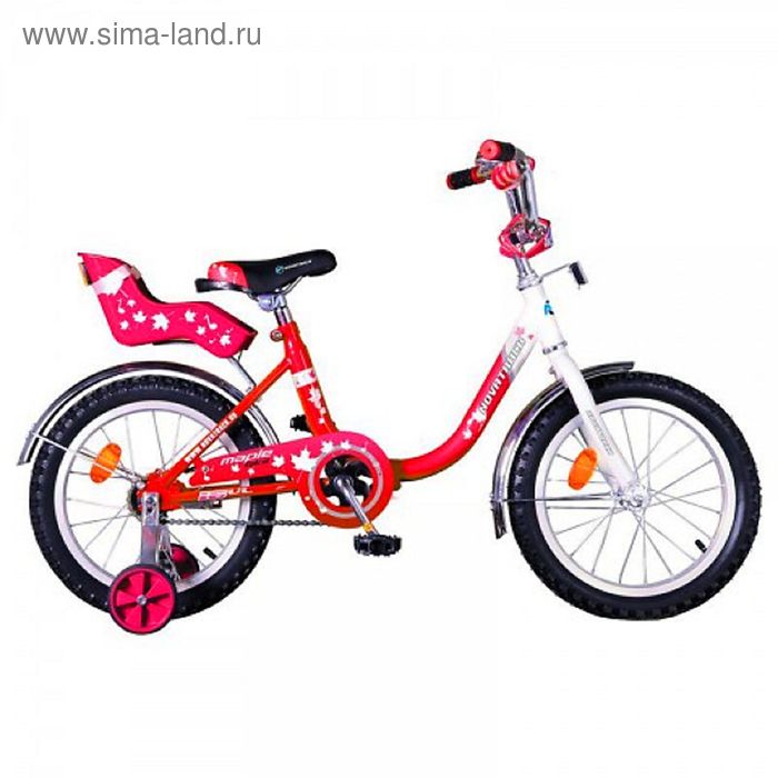 Велосипед 12" NOVATRACK UL (красный) сидение для куклы - Фото 1