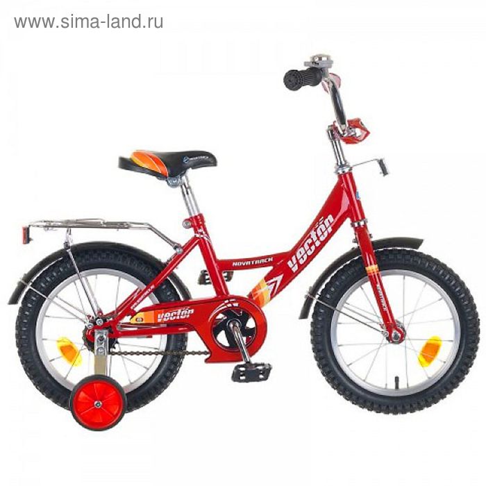 Велосипед 14" NOVATRACK Vector (красный) - Фото 1