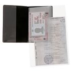 Обложка для автодокументов триколор с тиснением "Великая страна" - Фото 2