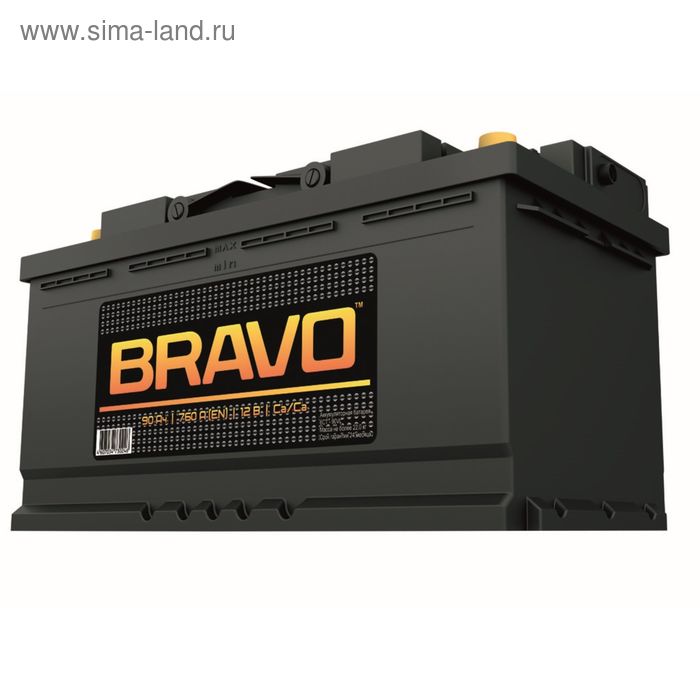 Аккумуляторная батарея BRAVO 90 А/ч - 6 СТ АПЗ, прямая полярность