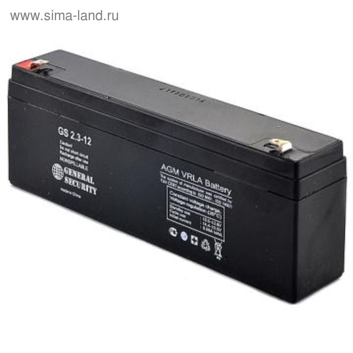 Батарея аккумуляторная General Security GS 2,3-12 - Фото 1