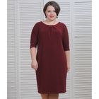 Платье женское 5956б цвет бордо, р-р 54 - Фото 1