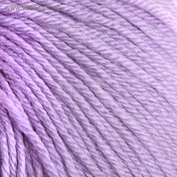 Пряжа "Baby Wool" 40% шерсть, 40% акрил, 20% бамбук 175м/50гр (146 сирень) - Фото 1