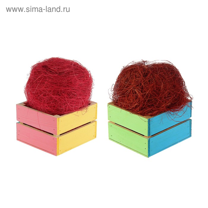 Наполнитель декоративный красный, микс, 100 г - Фото 1