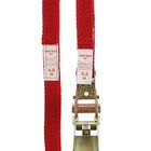 Стяжка груза с механизмом 110 мм, ширина ленты 25 мм, нагрузка 200/400 кг, длина 5 м - Фото 2