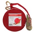 Стяжка груза с механизмом 110 мм, ширина ленты 25 мм, нагрузка 200/400 кг, длина 8 м - Фото 3