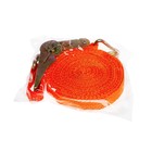 Стяжка груза с механизмом 110 мм, ширина ленты 25 мм, нагрузка 400/800 кг, длина 6 м - Фото 4