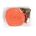 Стяжка груза с механизмом 110 мм, ширина ленты 25 мм, нагрузка 400/800 кг, длина 10 м - Фото 4