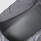 Сумка дорожная на молнии, с увеличением, 3 наружных кармана, длинный ремень, цвет серый - Фото 5