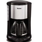 Кофеварка Tefal CM 361838, капельная, 1000 Вт, 1.25 л, серебристо-чёрная - фото 9409189