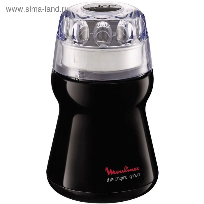Кофемолка Moulinex AR110830, электрическая, ножевая, 180 Вт, 50 г, чёрная - Фото 1