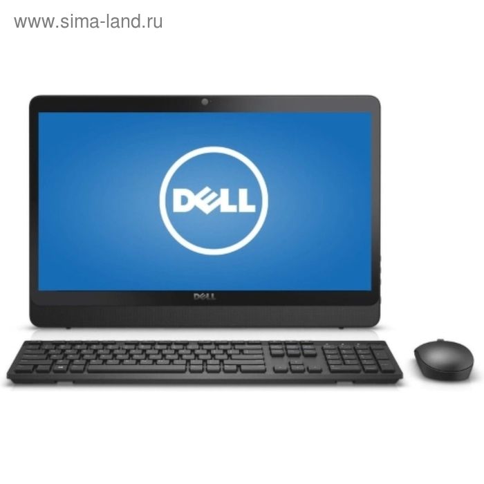 Моноблок Dell Inspiron 3464 23.8" Full HD i3 7100U, DVD-RW, клавиатура/мышь, черный - Фото 1