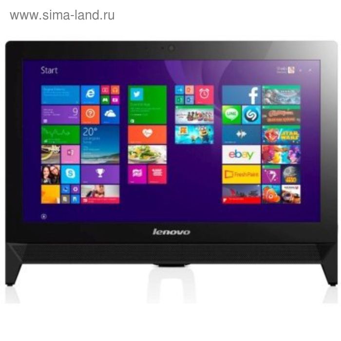 Моноблок Lenovo S200z 19.5" HD+ Cel J3060, Free DOS, клавиатура/мышь, черный - Фото 1