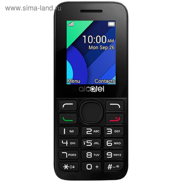 Сотовый телефон Alcatel OT1054D, 2 sim, темно-серый - Фото 1