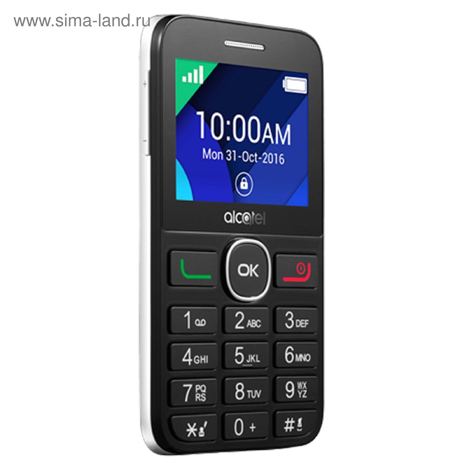 Сотовый телефон Alcatel OT2008G, черный/белый (2107013) - Купить по цене от  1 942.82 руб. | Интернет магазин SIMA-LAND.RU