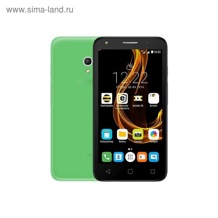 Смартфон Alcatel OT5045D PIXI 4 LTE, 2 sim, зеленый - Фото 1