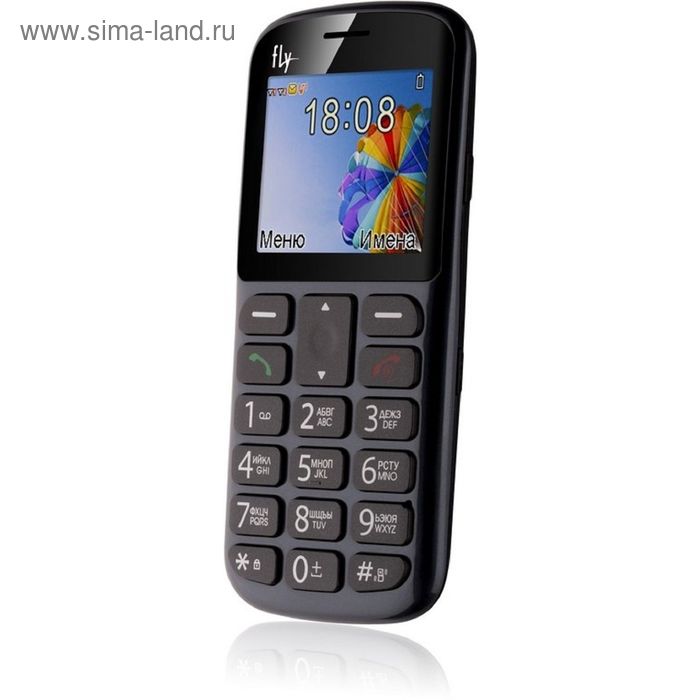 Сотовый телефон Fly Ezzy 8, 2 sim, серый - Фото 1