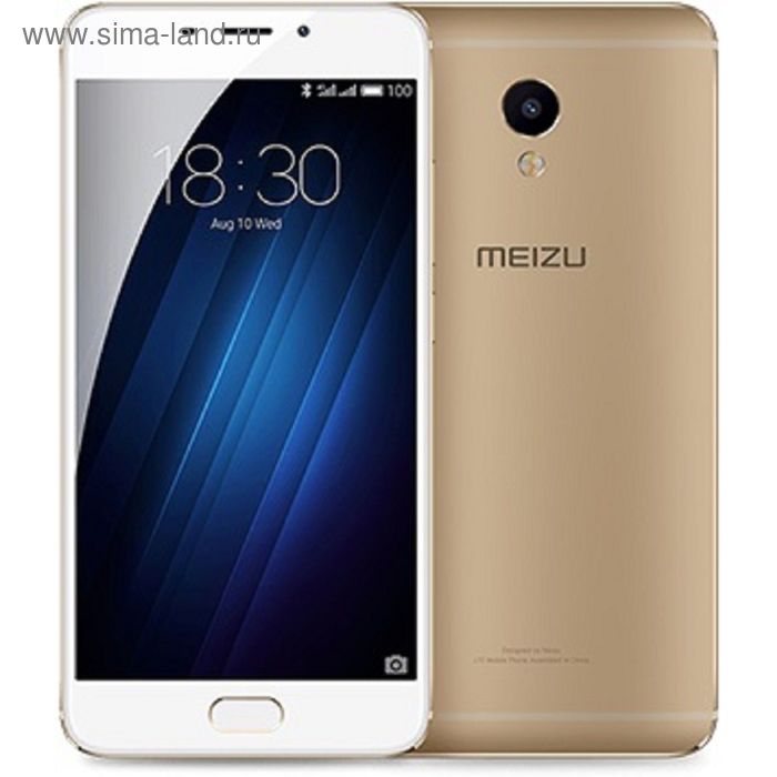 Смартфон Meizu M3Е, 32 Gb, LTE, 2 sim, золото - Фото 1