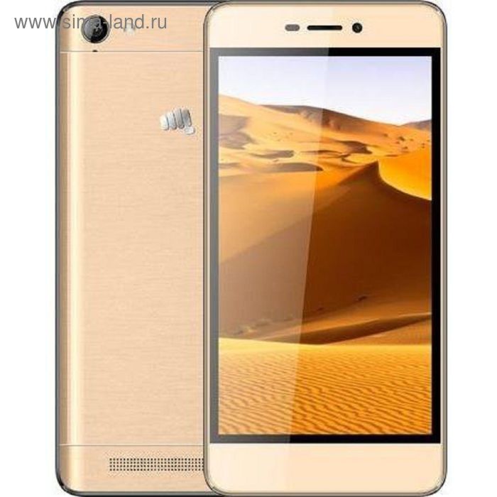 Смартфон Micromax Q4251 Canvas Juice A1, 2 sim, золото - Фото 1