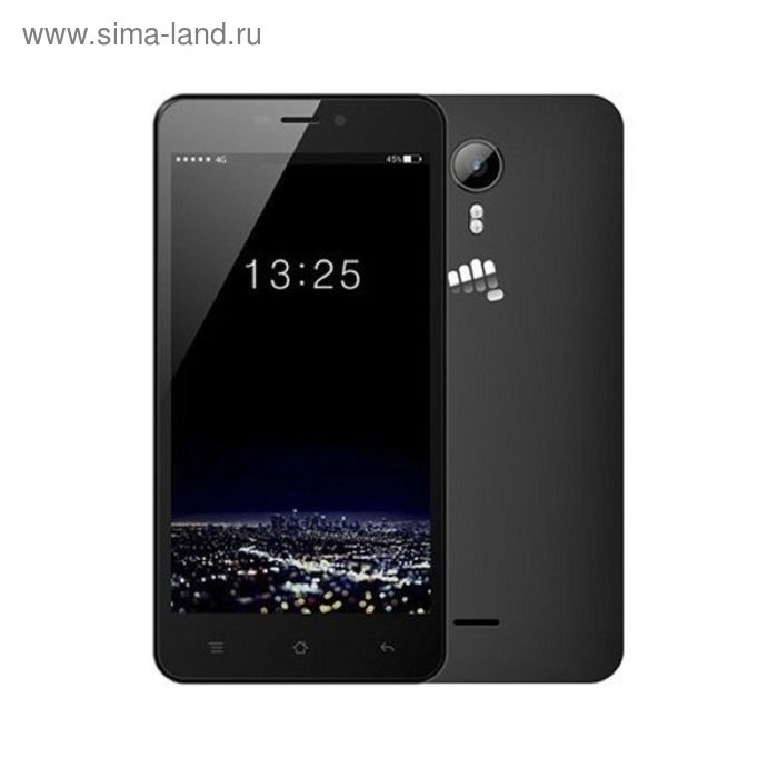 Смартфон Micromax Q479 Canvas Pace 2 plus, LTE, 2 sim, черный - Фото 1