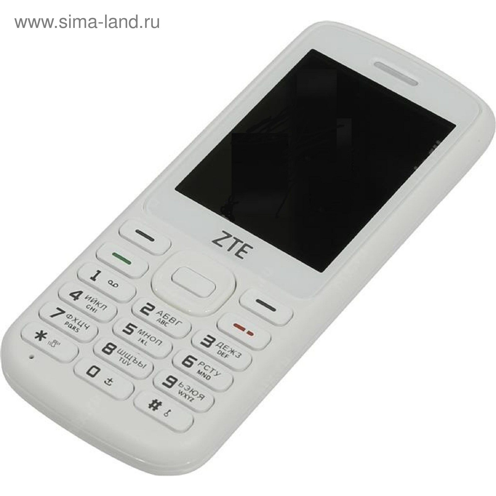 Сотовый телефон ZTE F327, 2 sim, белый (2107160) - Купить по цене от 2  089.99 руб. | Интернет магазин SIMA-LAND.RU