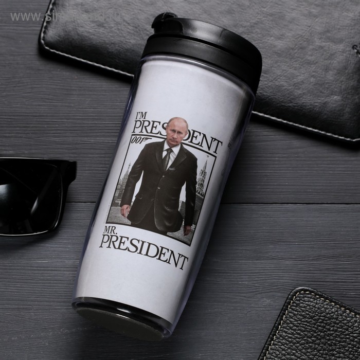 Термостакан «И один в поле воин. Путин» 350мл - Фото 1
