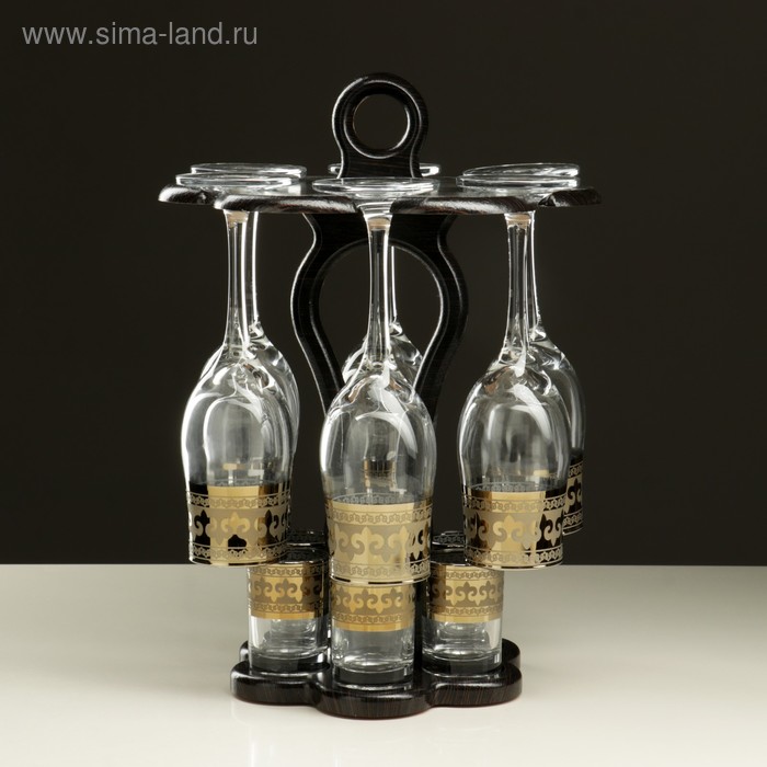 Мини-бар 12 предметов "Изящный" шампанское, византия, темный 200/50 мл - Фото 1