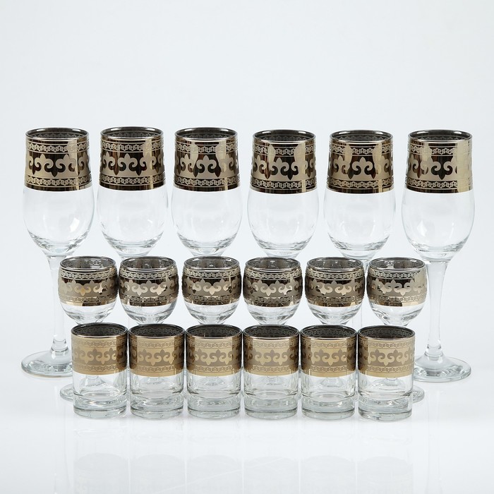 Мини-бар 18 предметов "Изящный" шампанское, византия, темный 200/55/50 мл - фото 1881799527