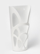 Корзина для пакетов IDEA «Геометрия», пластик, 18×9×35 см, белая - Фото 3