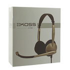 Наушники с микрофоном KOSS CS-100, черно-бежевые - Фото 2